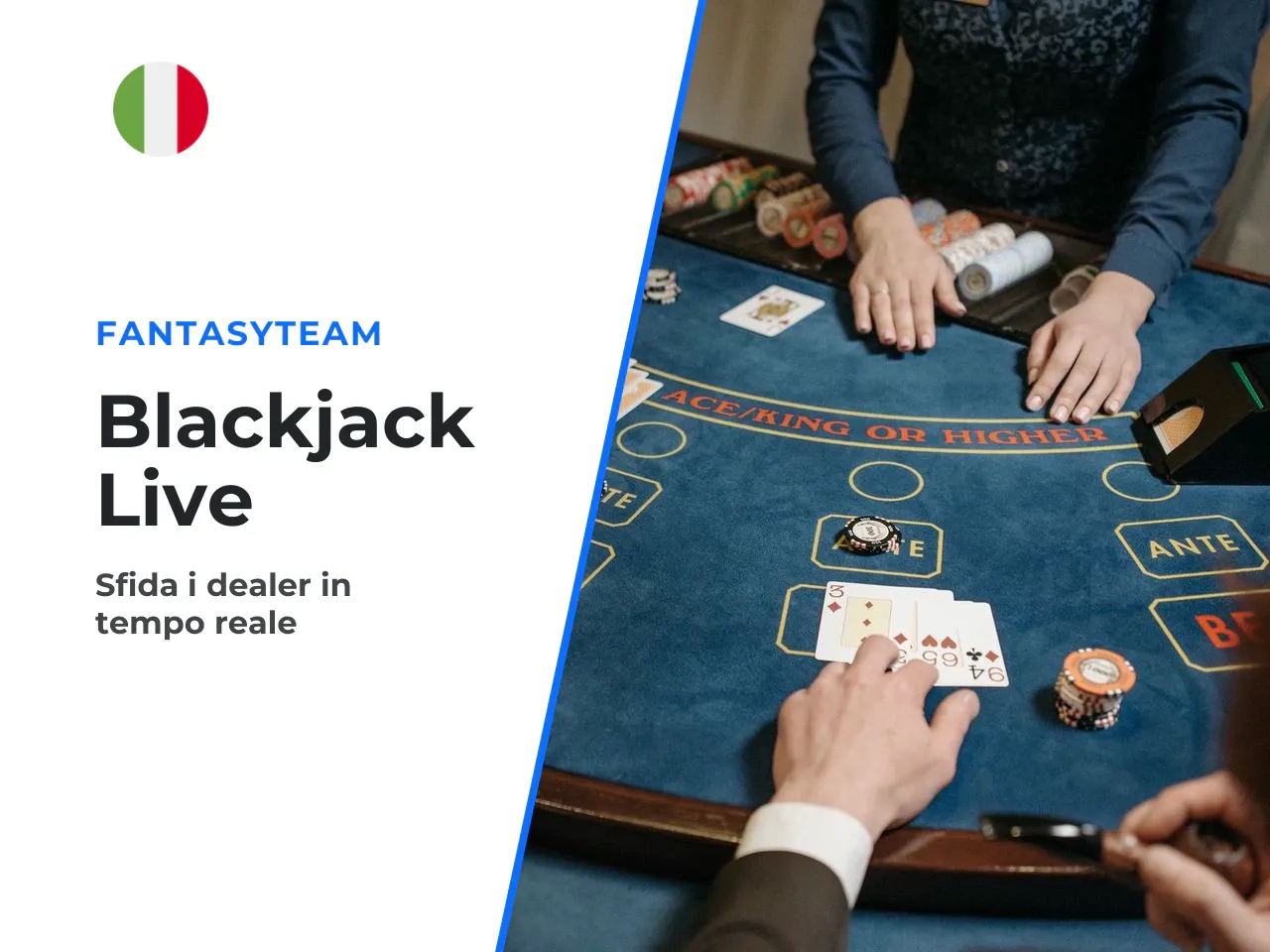 Live blackjack e blackjack live con dealer reale
