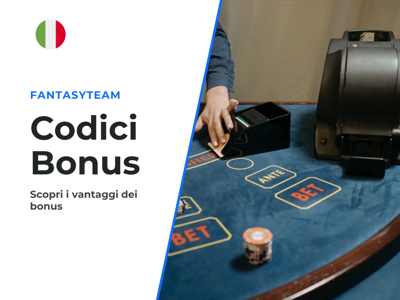 Qual è il codice promozionale Fantasy Team e a cosa serve