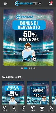 fantasyteam bonus e promozioni