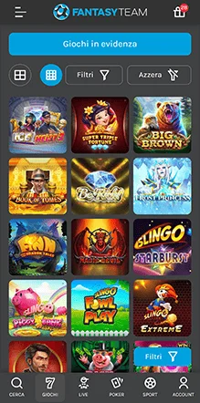 fantasyteam giochi del soldi veri